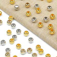 30 顆 12 毫米大孔 Ccb 珠,表面珍珠光澤,金/銀/kc 金色間隔珠,適合 Diy 珠寶製作、手鍊和項鍊、半成品 - 12mm-30pcs - 查看 6