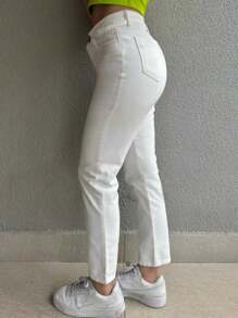 Women Jeans - trắng - Xem 2