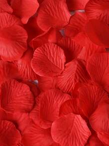 100 cái/bộ Hoa hồng nhân tạo Cánh hoa , Hoa nhân tạo Cánh hoa Cho Ngày Lễ Tình Nhân Lễ cưới , Hoa Đồ trang trí , Hoa hồng Cánh hoa Lãng mạn Đêm Trang trí đám cưới Buổi tiệc Hoạt động Shooting Công cụ Thích hợp Đối với Cặp đôi DIY Làm bằng tay Ngày đêm Trang trí - Đỏ - Xem 8