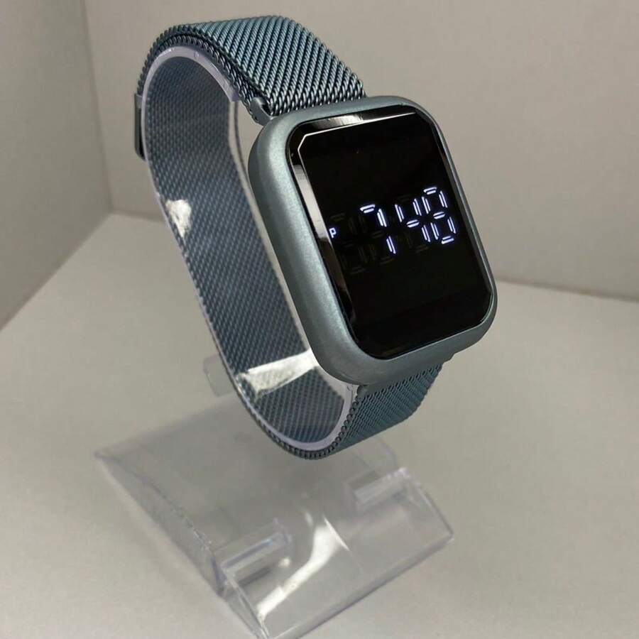ZOEA TOUCH DIGITAL MAGNET WATCH FOR LADIES AND MEN - Blue - View 1
