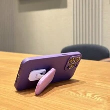 1个液态TPU硅胶手机壳，兼容苹果、OPPO、三星、华为、小米手机 - 紫色 - 查看 7