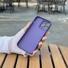 1个液态TPU硅胶手机壳，兼容苹果、OPPO、三星、华为、小米手机 - 紫色 - 查看 6