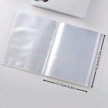 1pc A6 Size Pocket Style Storage Photo Album With 40 Pages, Mini And Lovely Back To School