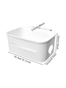 1 件學生床頭籃、宿舍手機收納架、小掛架、上/下舖收納籃 - 白色 - 查看 7