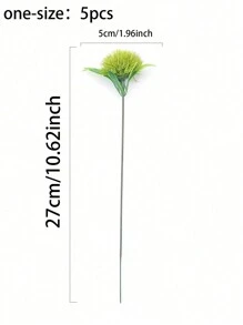 5入組人造粉色蒲公英花束 - 粉色 - 查看 4