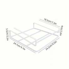 桌上電腦架學生宿舍多層收納架桌下衣櫃掛櫃整理架 - 白色 - 查看 2