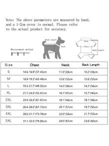 秋冬款絨面寵物衣服,可調節保暖狗貓馬甲,適用於小型到大型品種 - 黑色 - 查看 2