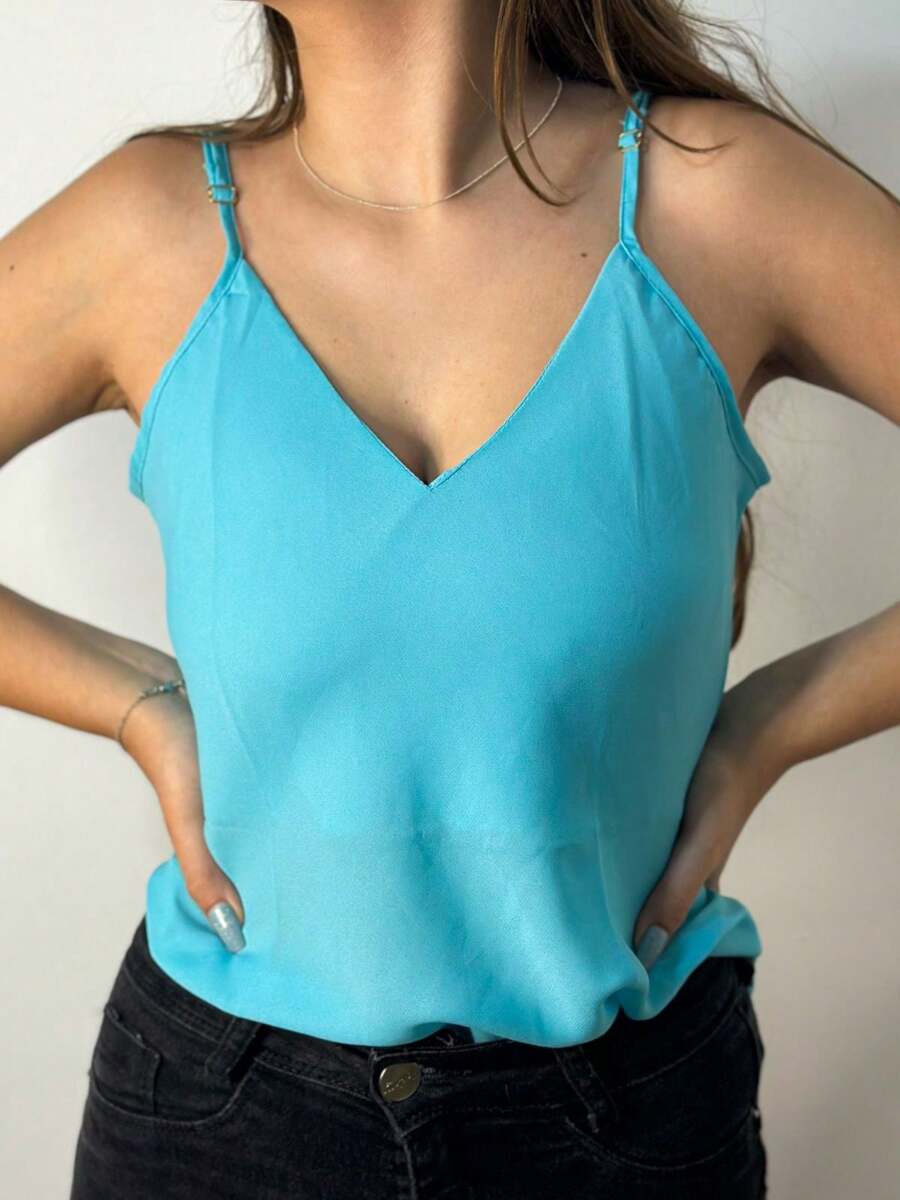 Women Blouses - Sky Blue - View 1