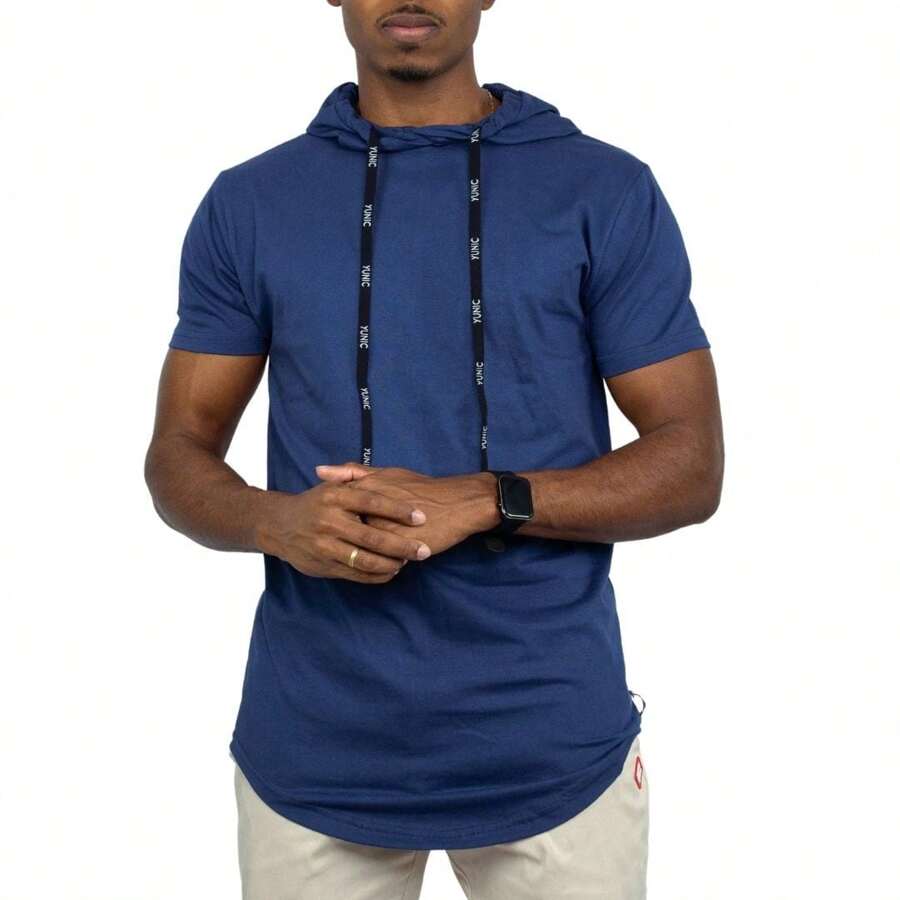 Men T-Shirts - Màu xanh lam - Xem 1