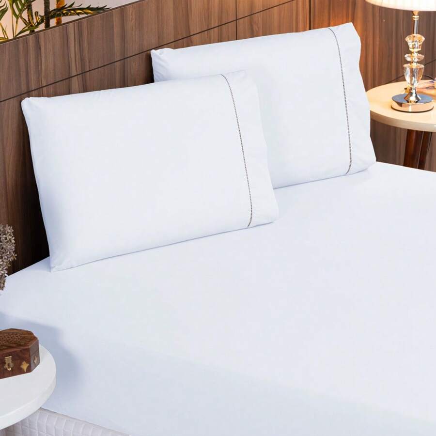 Sheet Sets With Pillowcases - 白色 - 查看 1