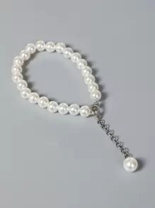 Pearl Chain Buckle Strap, Applicable For Women's Shoes, Sandals, Clothes, Bags, And Accessories