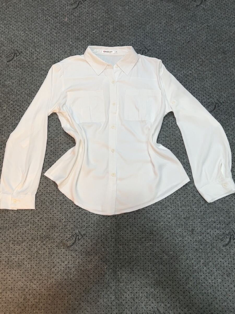 Women Blouses - 白色 - 查看 1