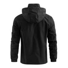 Workwear Jacket, Windproof & Waterproof Men's Sports Jacket, Outdoor Windbreaker - Black - View 3