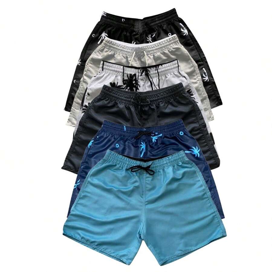 Men Shorts - 青碧色 - 查看 1