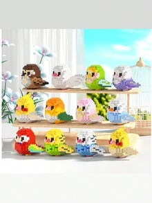 Micro-Particle Building Blocks Cute & Educational Bird Model Toy Set For Diy Assembly & Decoration, Gift - Kaike 234pcs - View 5