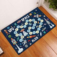 1 件地毯游戏垫，可爱设计汽车游戏垫，适用于玩具车和火车，防滑背衬地毯，适合游乐区，趣味床罩，卧室和游戏室的理想礼物