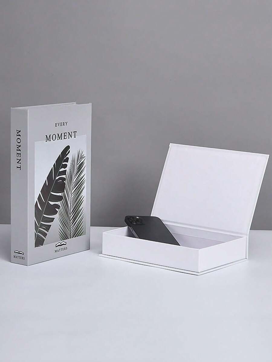 1pc Openable Faux Book Storage Box Creative Decorative Modern Minimalist Style Office Tv Cabinet Ornament - Multicolor - View 1