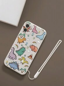 Matte Tpu Translucent Colored Painting Anti-Drop Cartoon Phone Case Compatible With Iphone Samsung Xiaomi Huawei Redmi - Multicolor - View 4
