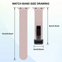 磁力帶 Apple Watch 專用錶帶 38mm 40mm 41mm 42mm 44mm 45mm 49mm 女男適用，柔軟矽膠運動錶帶 Apple Watch Series 9 8 7 6 5 4 3 2 1 SE Ultra 1 2 - 粉砂色 - 查看 3