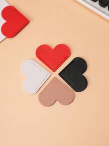 3pcs Heart-Shaped Bookmark - A Stylish Way To Keep Your Place In Books! - Black - View 2