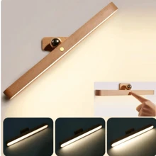 1pc Led Mirror Light Wireless Cabinet Night Light For Wardrobe, Kitchen, Wall