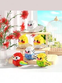 Nanoblock Style Bird Building Blocks Set, Cute Intelligence Puzzle Toy, Decorative Model Gift - Xuanfeng B249pcs - View 6