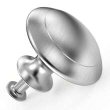 門把手拉圓抽屜把手不銹鋼櫥櫃抽屜旋鈕穩固的廚房梳妝台抽屜手柄浴室抽屜手柄家用廚房浴室 - 銀色 10Pcs - 查看 11