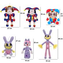 Kit 6 Peluches Circo Digital Muñeca Pomnis Conejo Jax Ragatha Caine Zooble Kinger Kaufmo Gangle Digital Circus Modelos - Ver 4