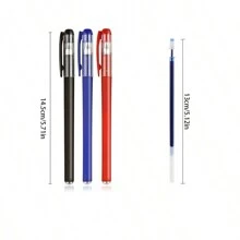 3入組0.5mm中性筆壓制圓珠筆 - 彩色 - 查看 2