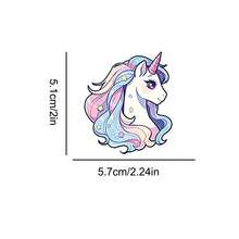 50 件/包夢幻生物/獨角獸蝴蝶防水塗鴉貼紙裝飾適用於筆記型電腦手機吉他滑板水瓶桿頭盔滑雪板行李箱冰箱門窗,完美禮物 - 彩色 - 查看 2