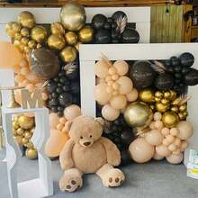 6 件裝戶外花園裝飾人造花、棕櫚葉和熱帶植物室內/室外 Diy 婚禮生日派對裝飾 - 藍色 - 查看 7