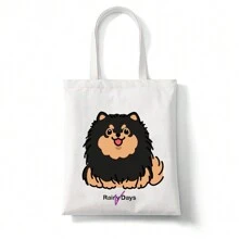 時尚的k-pop泰亨專輯手提袋,大容量休閒肩袋,購物的完美腋下袋 - 白色 - 查看 3