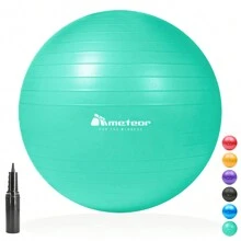 Meteor 1pc 55cm Diameter Green Pvc Inflatable Workout Yoga Ball For Fitness Exercise - Green - View 1
