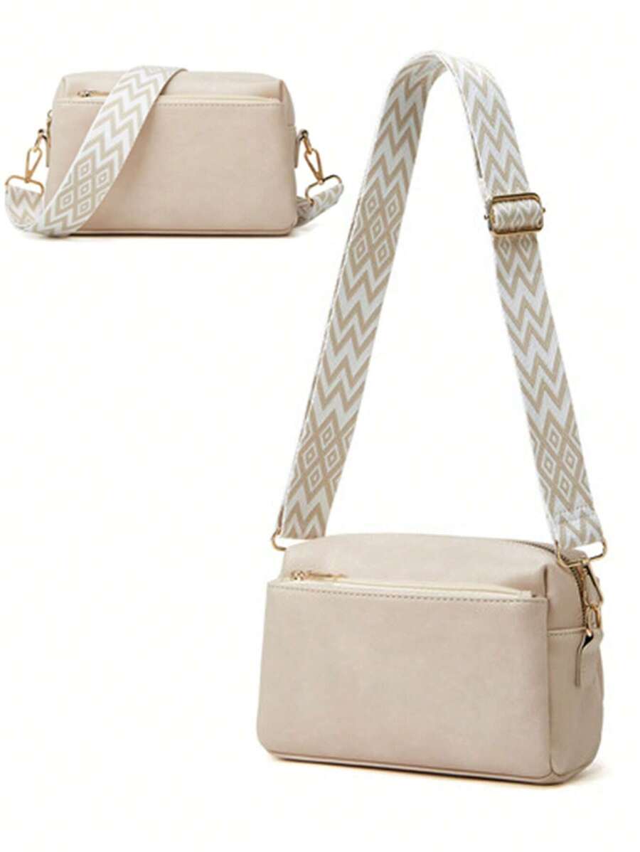 Women's Leather Wallet Shoulder Bag Handbag Tote Bag Crossbody Bag - White - View 1