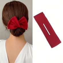 1pc Quick Hair Bun Maker With Rotating Disk For Slouchy People Elegant Gym Valentine's Day Hair Band Turban Headband Sweatband, School Stuff, College, Headbands