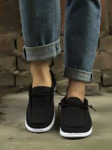 Women's Casual Sports Shoes, Comfortable And Lightweight, Suitable For Daily Wear, Flat Heel, Four Seasons Available, Multicolor Shoelace