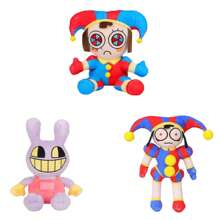 Kit 6 Peluches Circo Digital Muñeca Pomnis Conejo Jax Ragatha Caine Zooble Kinger Kaufmo Gangle Digital Circus Modelos - Ver 2