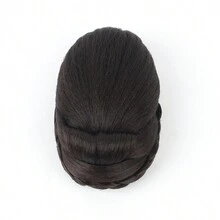 liangyuan 1入組合成纏繞式髮髻髮片,上翹髮型髮夾,適用於女性派對婚禮服飾髮飾 - 棕色 - 查看 6