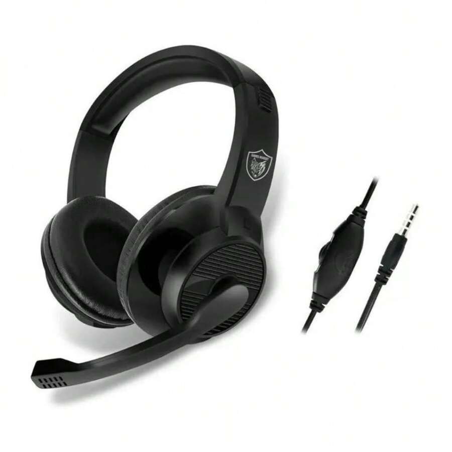 Headset Gamer GM-001 Wired Com Microfone Entrada P2 - Preto - Visão 1