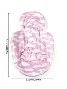 Infant Insert Compatible With 4Moms Mamaroo & Rockaroo – Car Seat Insert 2 Pcs – Reversible Infant Car Seat Insert – Soft Plush Minky Car Seat Head Support Insert - Multicolor - View 6