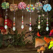 6pcs Life Tree Diamond Art Dream Catcher Double-Sided Diamond Painting Diy Dream Catcher Tool Kit For Wall Decoration, Suitable For Adults And Children, 6 Styles Available