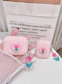 Tulip Earphone Cover Case Compatible With Airpods 3/2/Pro - Multicolor - View 4