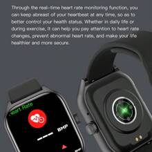 1pc Men'S Multifunctional Electronic Watch With Silver Silicone Strap, 2.05 Inch Hd Touchscreen, Heart Rate Monitoring, Blood Oxygen Monitoring, Various Sports Functions, Body Temperature Detection, Weather Forecast, Connectivity And Call Reminder, Suitable For Casual Sports And Gift Giving Occasions - Silver - View 6