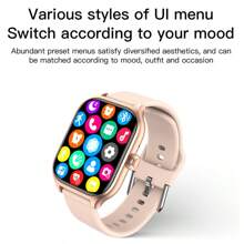 1pc Men'S Multifunctional Electronic Watch With Silver Silicone Strap, 2.05 Inch Hd Touchscreen, Heart Rate Monitoring, Blood Oxygen Monitoring, Various Sports Functions, Body Temperature Detection, Weather Forecast, Connectivity And Call Reminder, Suitable For Casual Sports And Gift Giving Occasions - Silver - View 4