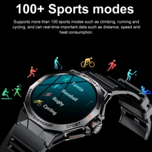 LinsonK 1入組帶橙色amoled螢幕的智慧男性手錶,100種運動模式,心率血氧監測,睡眠品質分析,ip68防水,適用於android和ios平台的健身追蹤器 - 橘色 - 查看 6