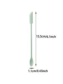 1 PC Double-End Silicone Sealing Wax Spatula Tool Multifunctional Wax Seal Stir Sticks Heat-Resistant Silicone Scraper For Sealing Wax Spoon Clean Mixing Resin Art & Craft Projects Sealing Wax Tools Accessories - Blue - View 4