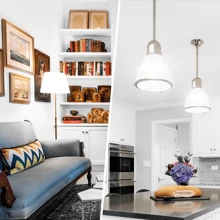 2 顆 A70 17w Led 燈泡,明亮 6000k 冷白光,e27 底座,不調光,超亮 1600 流明,耐用塑膠封裝鋁,多用途家用照明 - 白色 - 查看 7