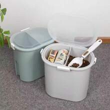 1個藍色寵物食品儲存容器密封防潮帶真空儲存乾燥劑,大容量,適合儲存寵物食品 - 藍色 - 查看 1