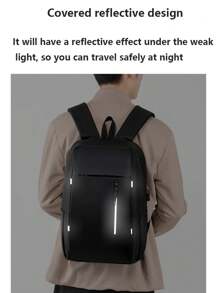 Decent Premium Backpack Functional Large Capacity Formal Backpack - Grey - View 8