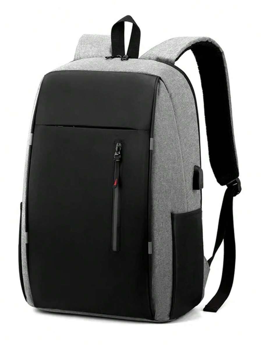 Decent Premium Backpack Functional Large Capacity Formal Backpack - Grey - View 1